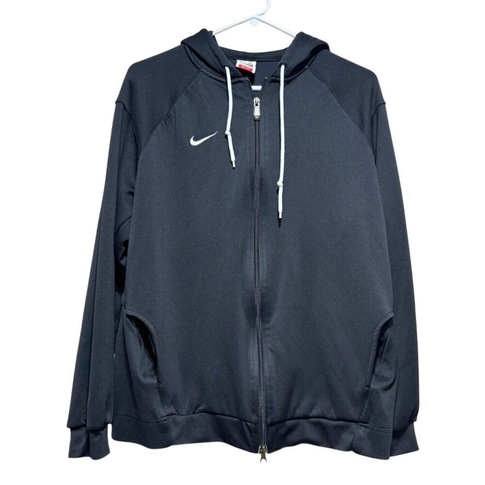Nike Youth XL Black Hoodie Dri-FIT Full Zip Athletic Jacket Kids